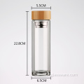 Bottiglia d&#39;acqua in vetro certificata FDA di alta qualità